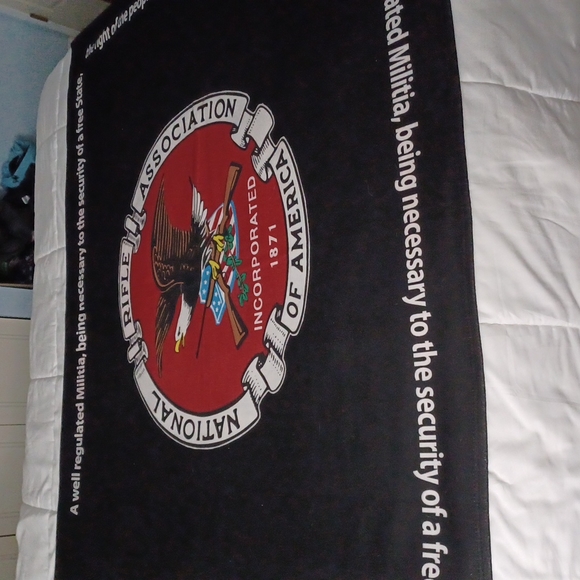 unbranded Other - 4×5  national rifle association of America polyester banner/ blanket/art